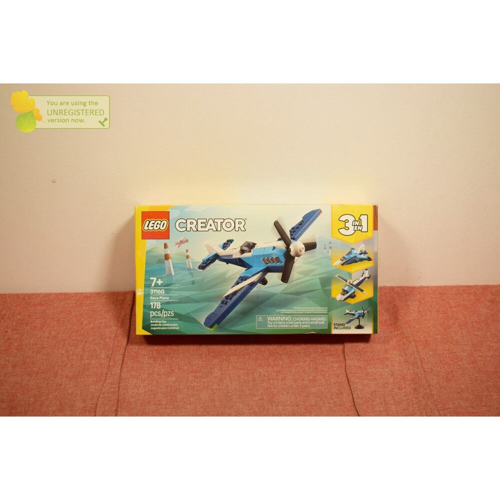 LEGO Creator 3 in 1 Aircraft Race Plane 31160 (Pack Wear)-